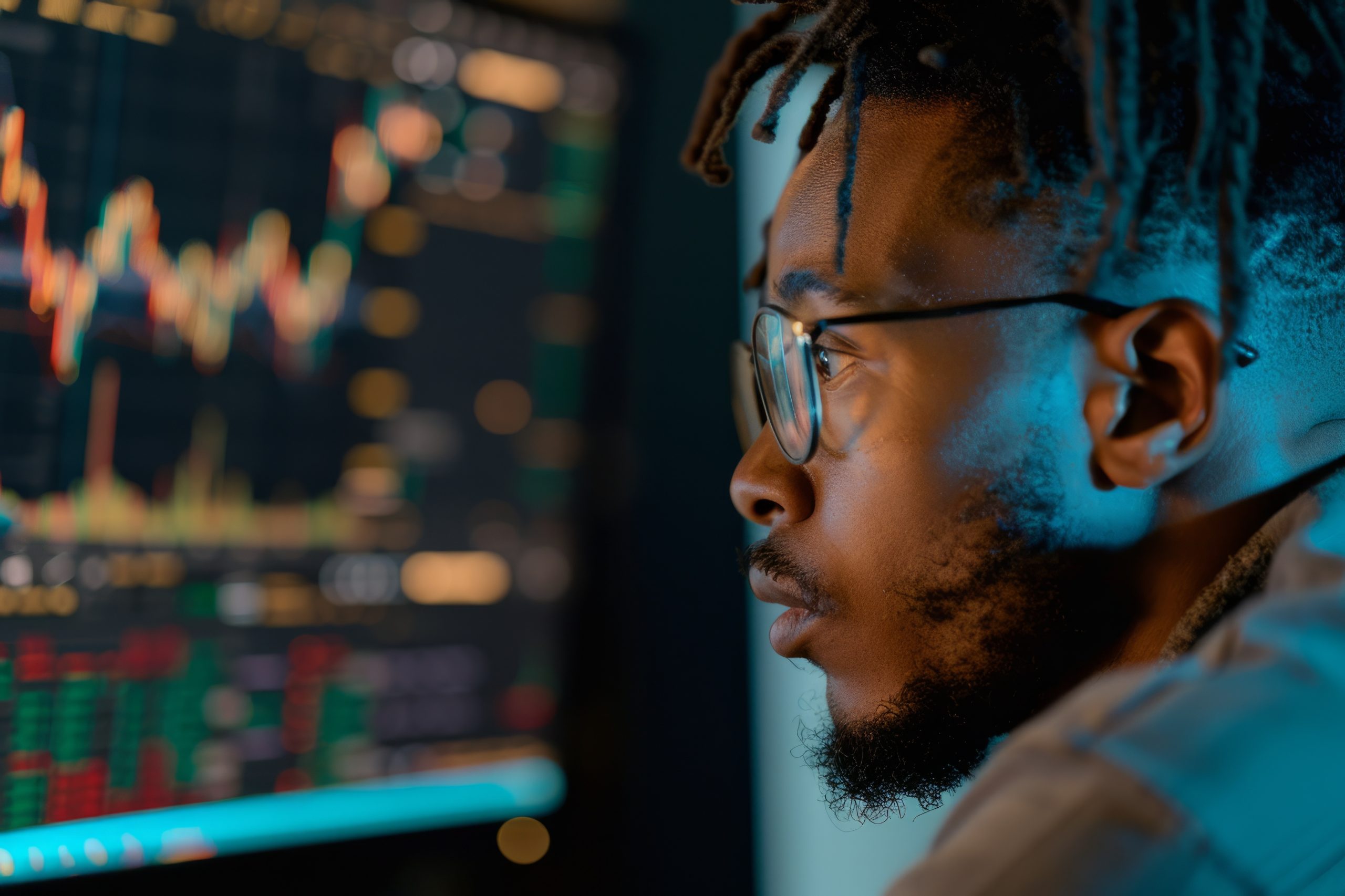 Athena Bitcoin team member reviewing markets